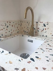 lavabo in terrazzo per top cucina